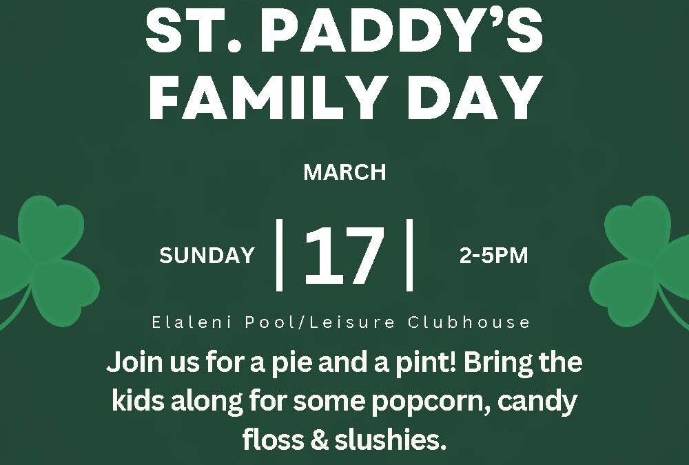 St Paddy’s Family Day